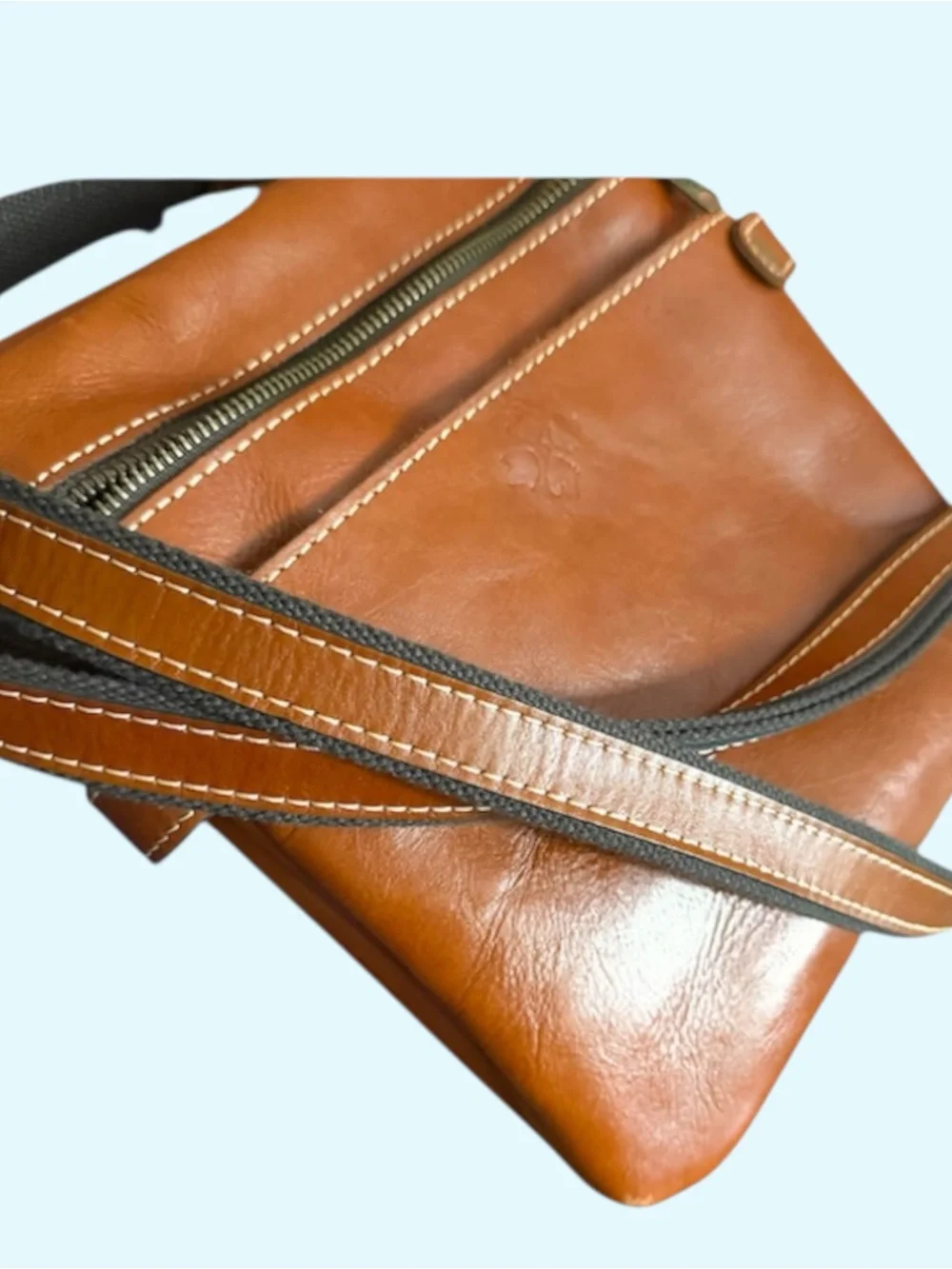 Patricia Nash Vintage Leather Crossbody Bag - Brown